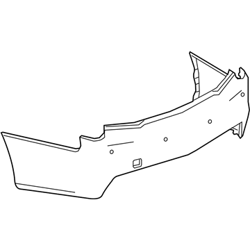 2017 Cadillac CTS Bumper - 23288822
