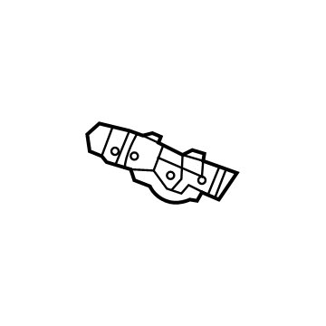 GM 22986140 Support, Front Bumper Fascia Outer