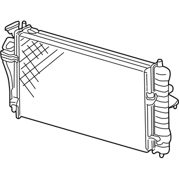 GM 25731389 Radiator Assembly - (W/ A/C Condenser)