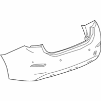 Chevrolet Cruze Bumper - 19354103 Rear Bumper Cover *Service Primer