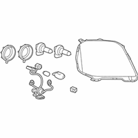 GMC Terrain Headlight - 84791979 Front Headlight Assembly