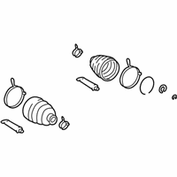 Pontiac CV Boot - 88974677 Boot Kit,Rear Wheel Drive Shaft Cv Joint