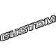 GM 84788950 Plate Assembly, E/Gate Veh Na *Black