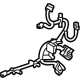 GM 84813240 Harness Assembly, Rear S/D Dr Lk Dr Wrg