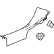 GM 42743265 Molding Assembly, Rear S/D Sill Garn *Jet Black