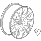 GM 86804453 WHEEL ASM-FRT & RR *ANDROID MEDI