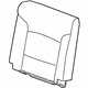 GM 22944317 Rear Seat Cushion Cover Assembly *Dune