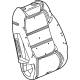 GM 42813381 Front Seat Back Pad Assembly