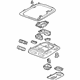 GM 23196999 Console Assembly, Roof *Shale K