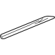 GM 84138251 Plate, Rear Side Door Sill Trim GM 84138251 Plate, Rear Side Door Sill Trim