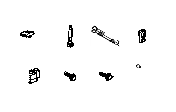 GM OEM Front Door-Lock Latch Kit 20818699