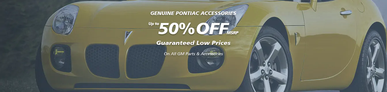 Genuine GM accessories, Guaranteed lowest prices